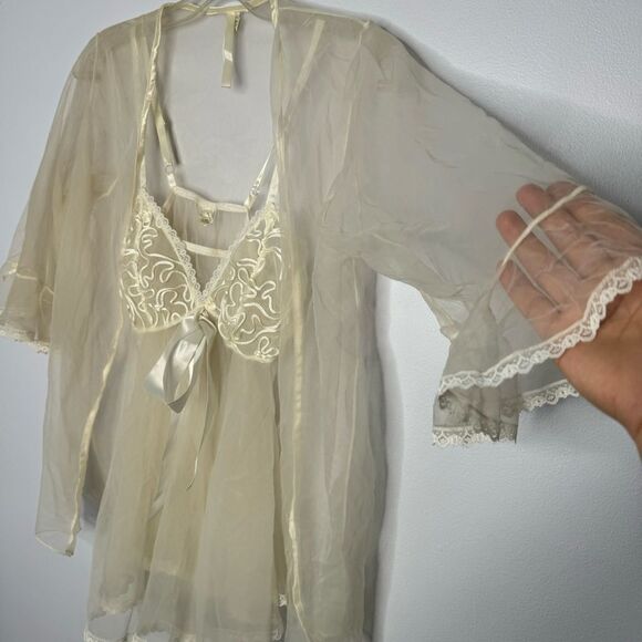 Sear vintage sheer gown and cover size medium - Picture 3 of 8